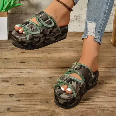 WOMEN'S SLIPPERS WEDGE SANDAL